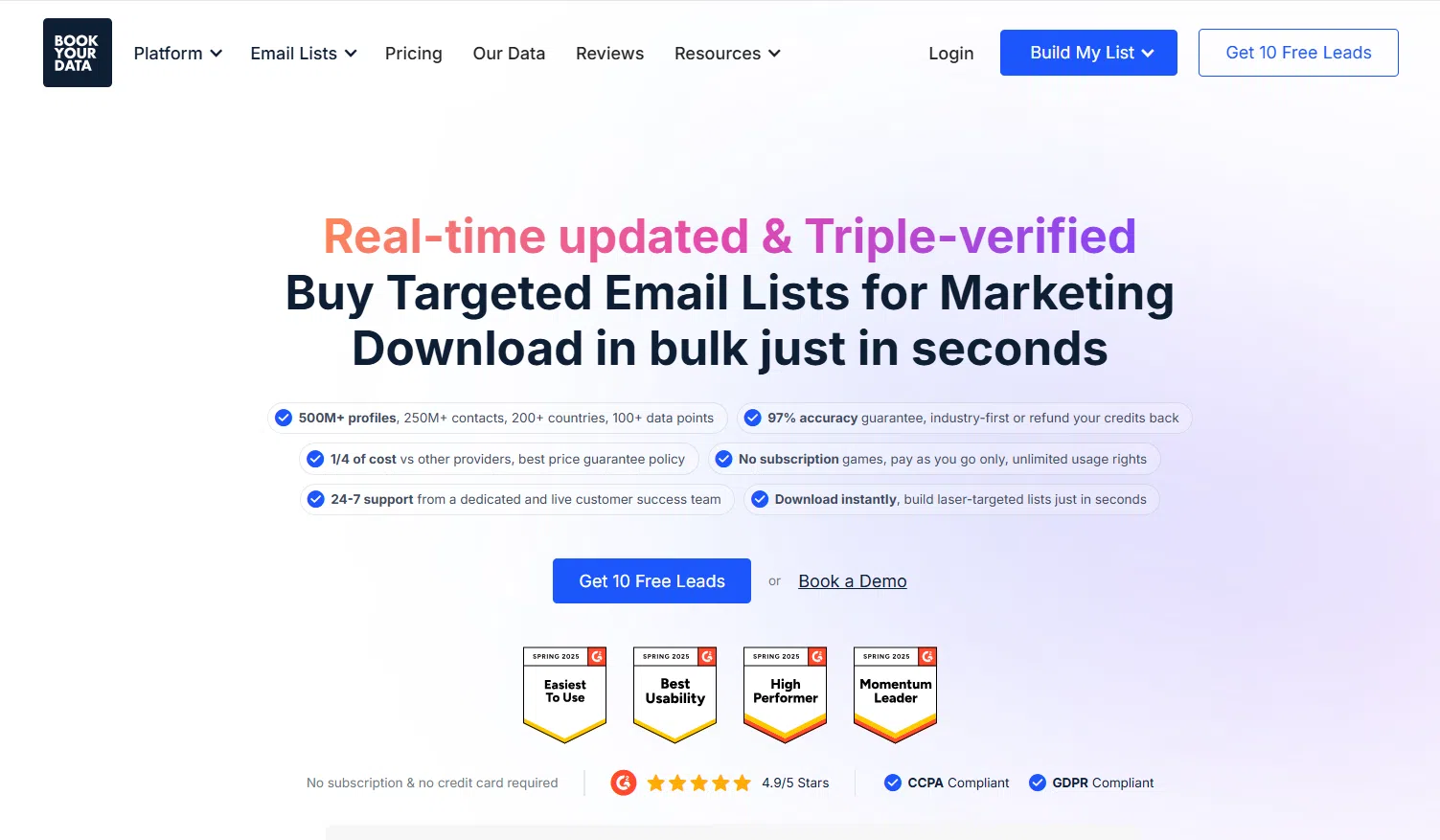 BookYourData banner image