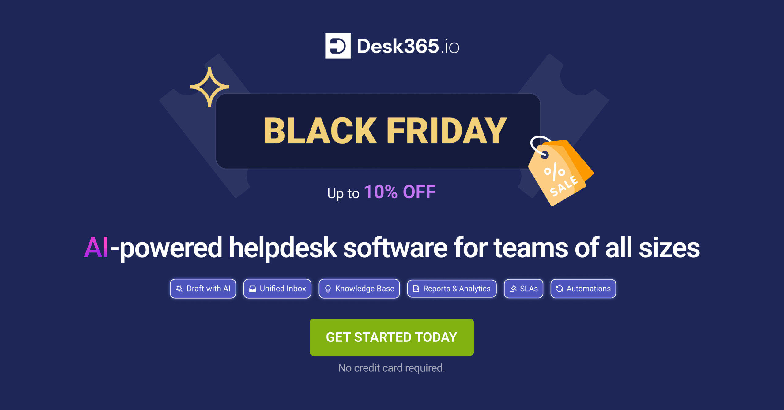 Desk365 black friday 2025 banner