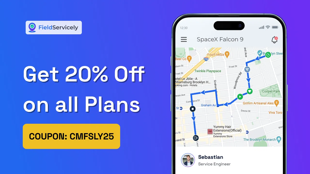 field servicely black friday banner