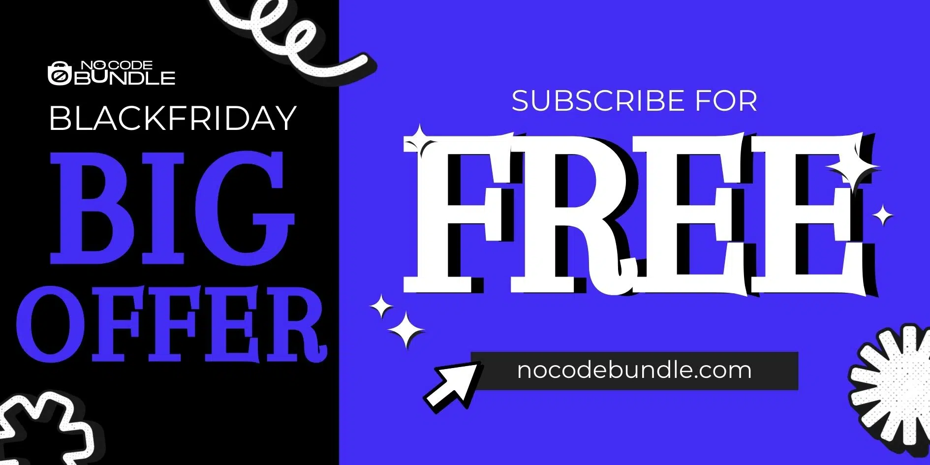 NoCodeBundle Black Friday 2025 banner