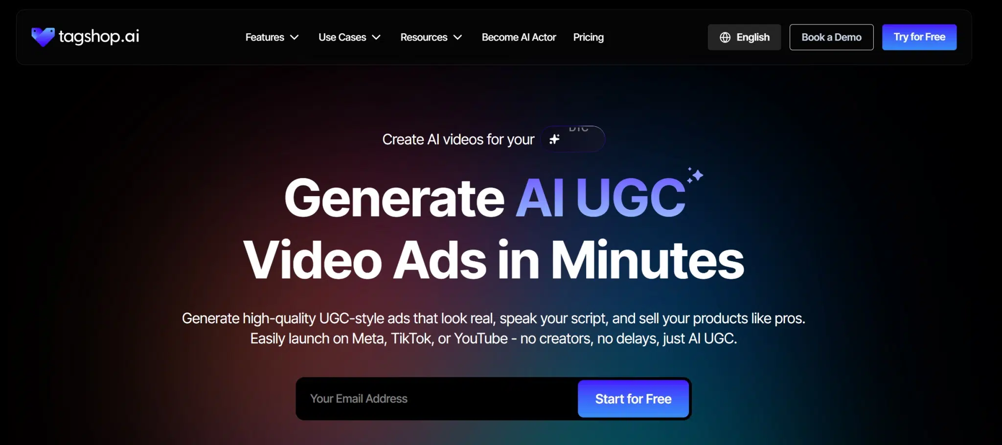 tagshop software website screenshot