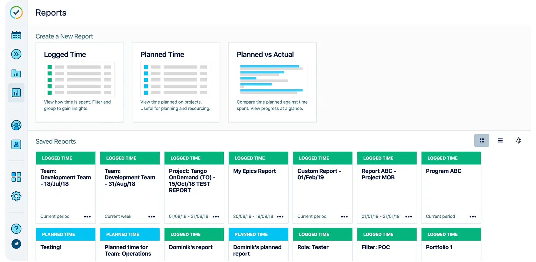 a screenshot of progress view in tempo timesheets