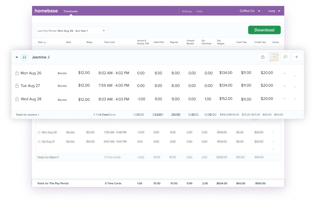 Homebase Time System 14 mejores apps de control horario para una gestión eficiente del ...