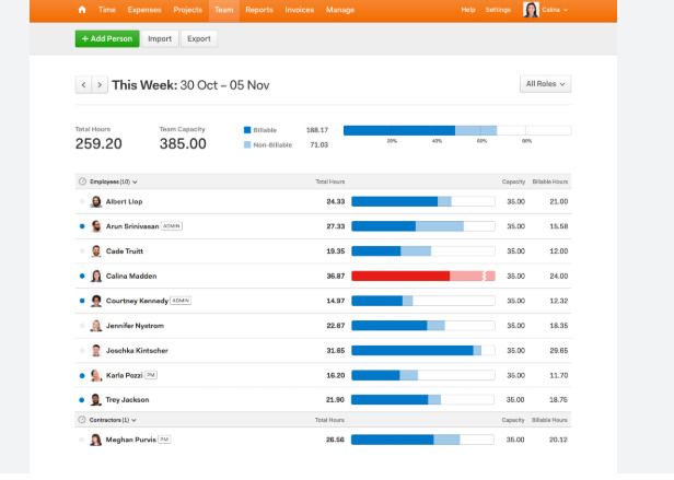 una captura de pantalla de harvest