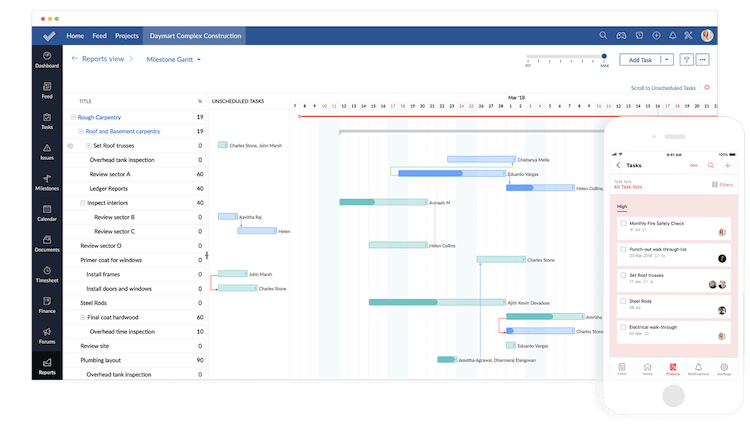 Zoho Projects software