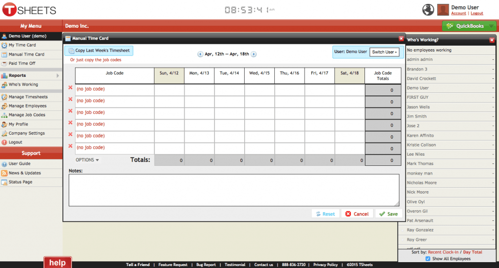 tsheets