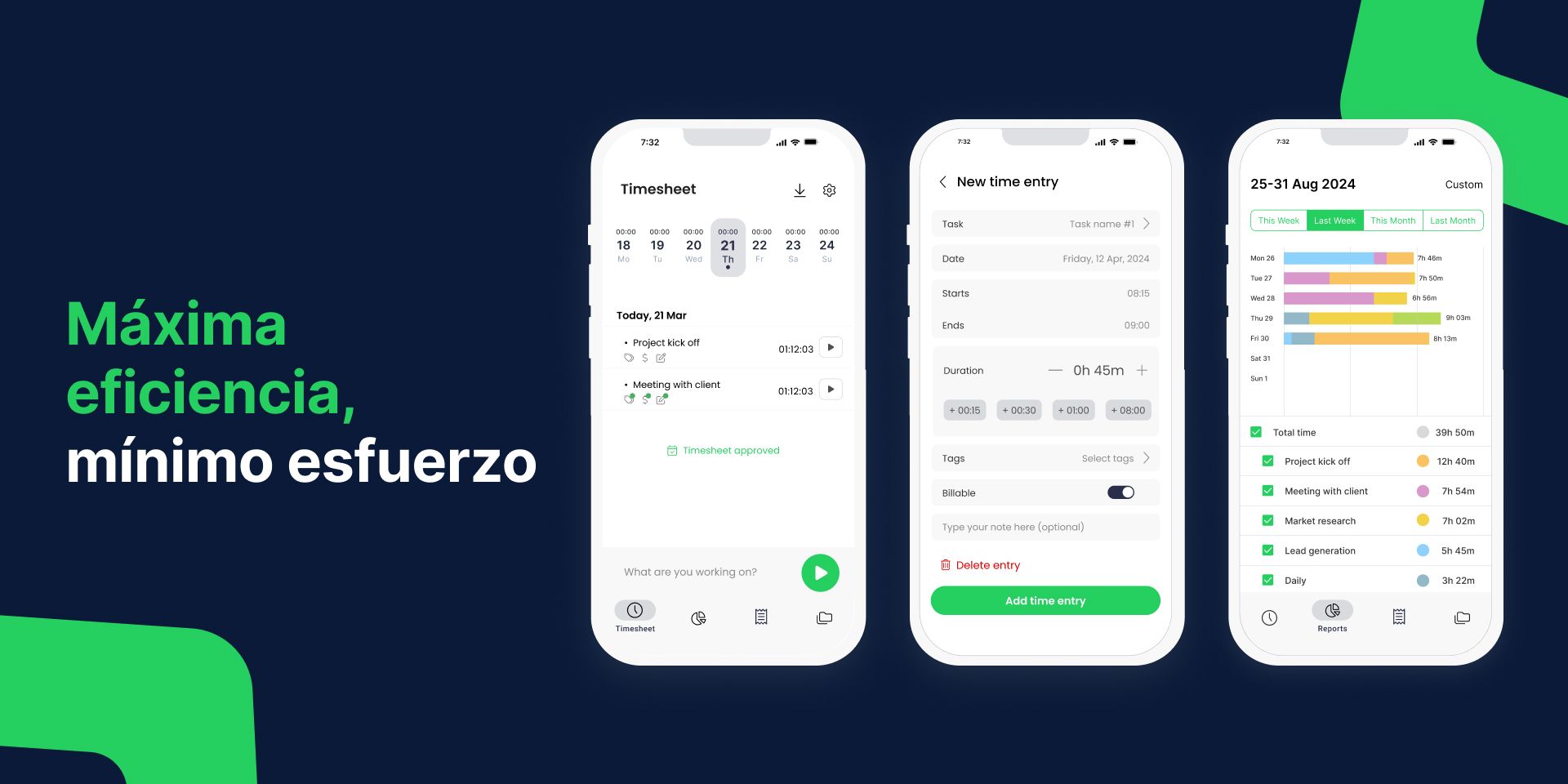 apps gratuitas para gestionar el tiempo con TDAH timecamp