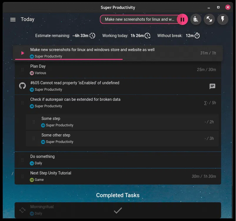applications de minuterie gratuites superproductivity homescreen