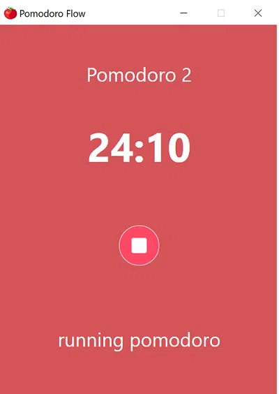 applications de minuterie gratuites pomoflow screenshot