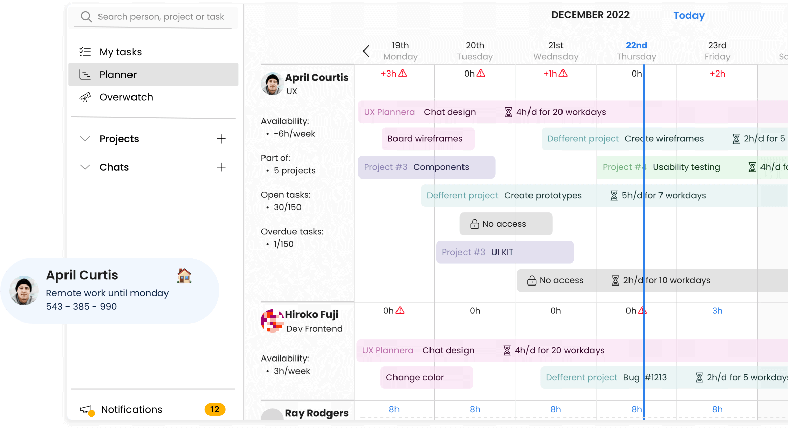 timecamp planner home