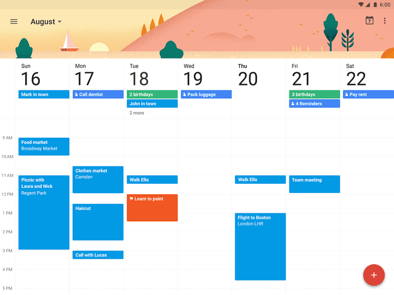 Google Calendar - project management software