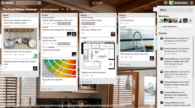 trello task board